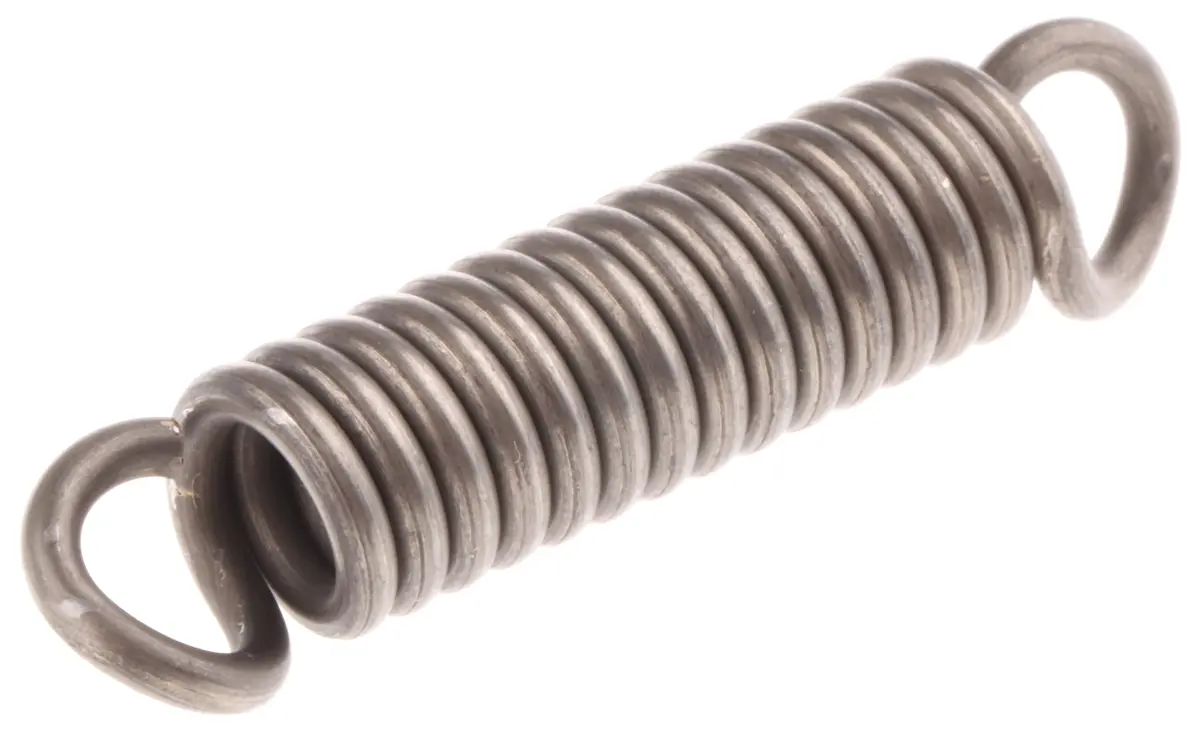 Produktfoto 1 von RS PRO Verlängerungsfeder Stahl L.: 48 mm x Aussenø 11 mm Außen-ø , Draht ø 2.2 mm 259 N Federhärte 21.9 N/mm