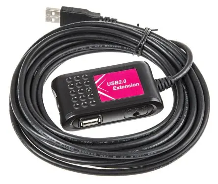 Roline USB-Verlängerungskabel, 5 m, USB 2.0, USB 2-Port
