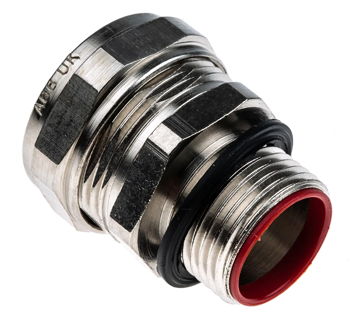 Produktfoto 1 von Adaptaflex SPL Messing Kabelrohr Befestigung M20 20 mm Silber Vernickelt-Finish IP68, IP66, IP69K, IP40