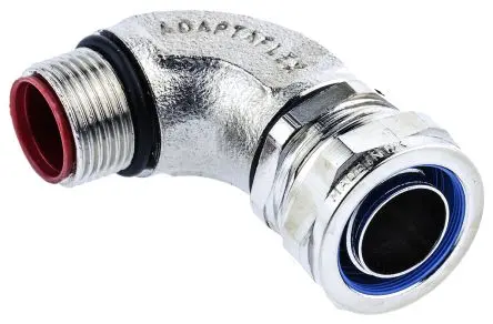 Produktfoto 1 von Adaptaflex SPL Messing Kabelrohr Befestigung M20 20 mm Silber Vernickelt-Finish IP67