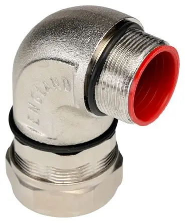 Produktfoto 1 von Adaptaflex SPL Messing vernickelt Kabelrohr Befestigung M32 32 mm Metallisch Vernickelt-Finish IP67