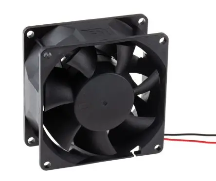 Produktfoto 1 von Sunon PMD Axiallüfter, Kugel, 24V dc / 9.6 W 400 mA, 5700 U/min, 143 m³/h 80 mm 80mm 38 mm
