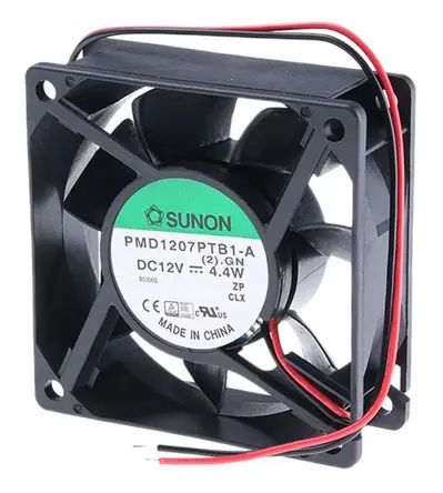 Produktfoto 1 von Sunon PMD Axiallüfter, Kugel, 12V dc / 4.4 W 370 mA, 5100 U/min, 83.3 m³/h 70 mm 70mm 25 mm