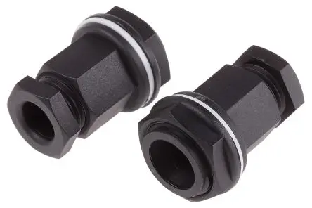 Produktfoto 1 von RS PRO Kabelverschraubung, M20 Kunststoff Schwarz 4 mm/ 7 mm, IP55