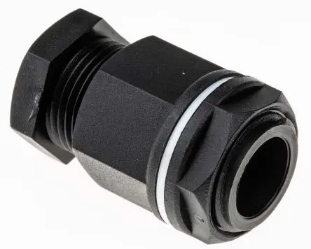Produktfoto 1 von RS PRO Kabelverschraubung, M20 Kunststoff Schwarz 8 mm/ 13 mm, IP55