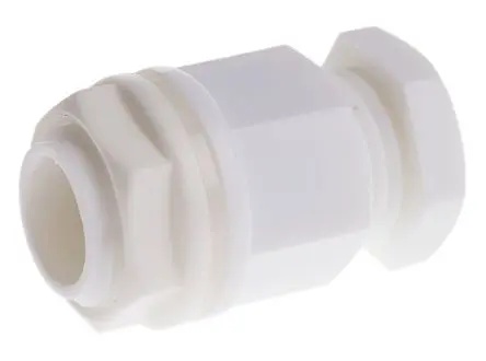 Produktfoto 1 von RS PRO Kabelverschraubung, M16 Kunststoff Weiß 7 mm/ 10.5 mm, IP55