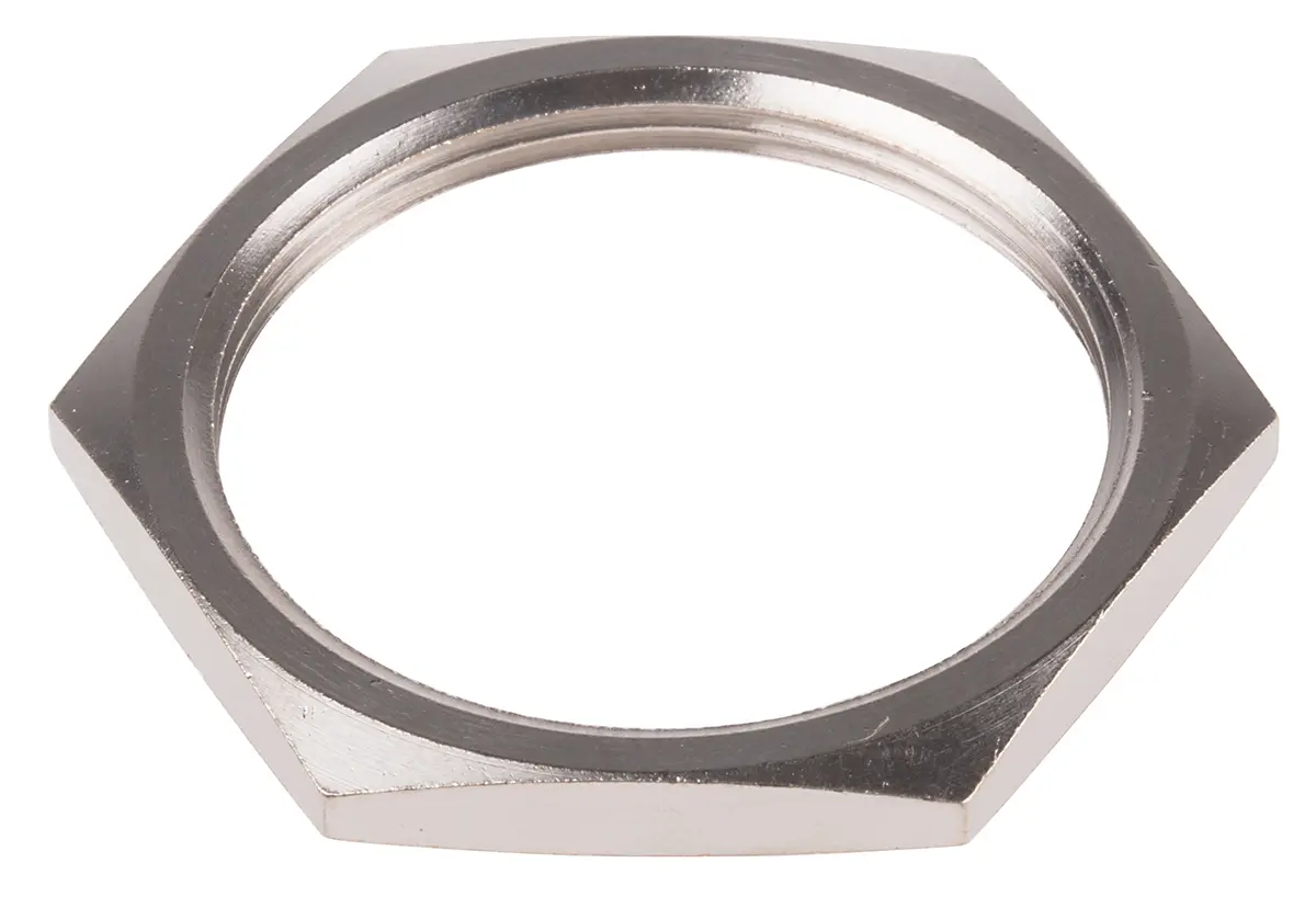 Produktfoto 1 von RS PRO Kabelverschraubung Mutter M40 Messing Nickel