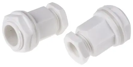 Produktfoto 1 von RS PRO Kabelverschraubung, M20 Kunststoff Weiß 4 mm/ 7 mm, IP55