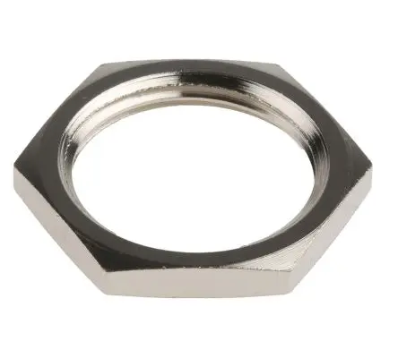 Produktfoto 1 von RS PRO Kabelverschraubung Mutter M20 Messing vernickelt Nickel