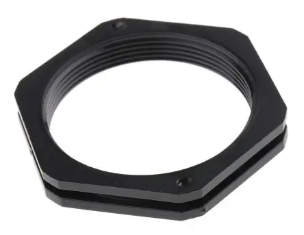 Produktfoto 1 von RS PRO Kabelverschraubung Mutter M50 Polyamid 6 Schwarz -20 °C / 80 °Cmax.