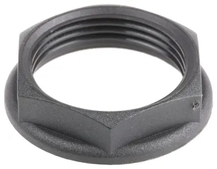 Produktfoto 1 von RS PRO Kabelverschraubung Mutter M25 Polyamid 6 Schwarz -20 °C / 80 °Cmax.