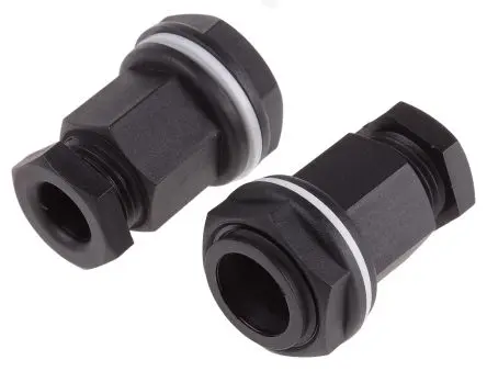 Produktfoto 1 von RS PRO Kabelverschraubung, M20 Kunststoff Schwarz 7 mm/ 10.5 mm, IP55