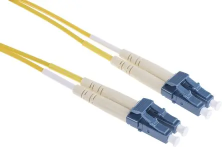 Produktfoto 1 von RS PRO LWL-Kabel 2 m, Raucharm, halogenfrei Gelb 125 μm