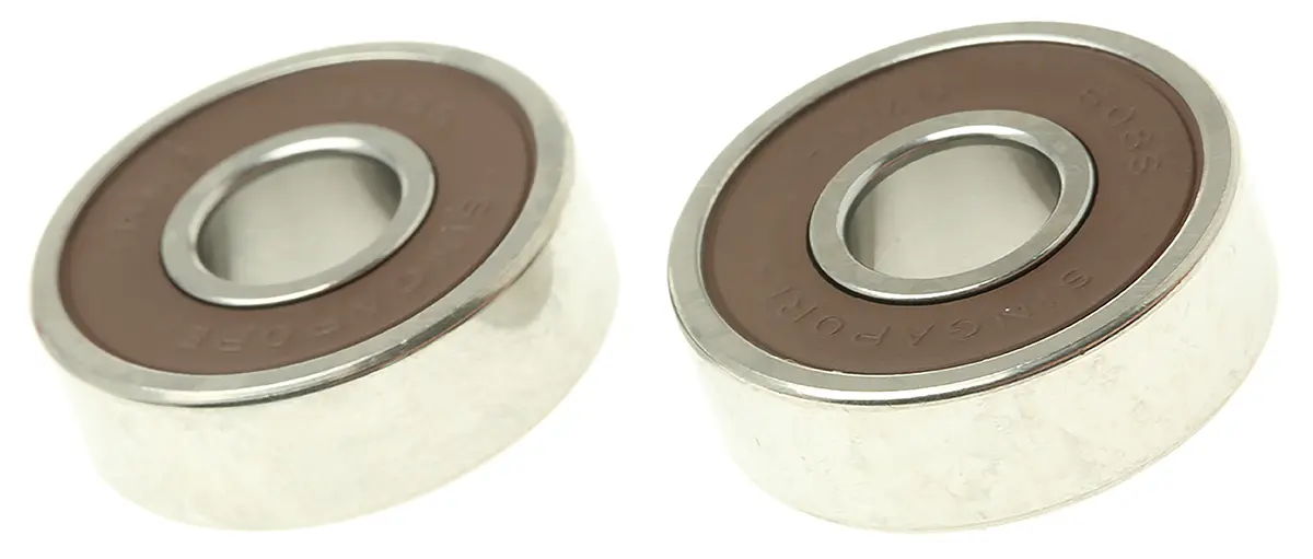 Produktfoto 1 von NMB Kugellager 1-reihig glatt, Innen-Ø 8 mm / Außen-Ø 22 mm Außen-ø , Breite 7 mm