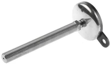 Produktfoto 1 von Nu-Tech Engineering Verstellbarer Fuß M24 bis 1000 kg x 200 mm, bis 3,5° neigbar Edelstahl, Ø 100 mm x 293 mm