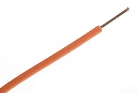 Produktfoto 1 von RS PRO H07V-U Schaltdraht 1.5 mm², 0 AWG 100 m Orange Ø 2.8 mm 1 Litzen Polyvinylchlorid