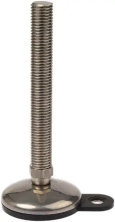 Produktfoto 1 von Nu-Tech Engineering Verstellbarer Fuß M20 bis 750 kg x 75 mm, bis 3,5° neigbar Edelstahl, Ø 75 mm x 183 mm