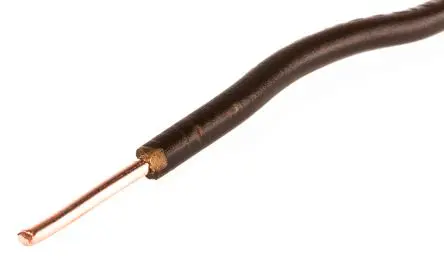 Produktfoto 1 von RS PRO H07V-U Schaltdraht 1.5 mm², 0 AWG 100 m Braun Ø 2.8 mm 1 Litzen Polyvinylchlorid