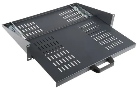 Produktfoto 1 von CAMDENBOSS 2 U Auslegerboden, Stahl Schwarz 10kg Belüftet, 446mm x 280 mm x 1 mm