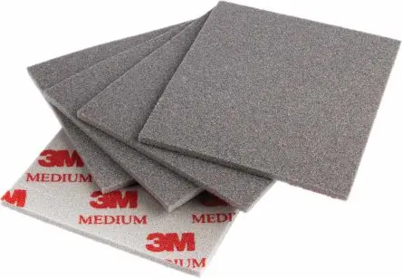 Produktfoto 1 von 3M Schleifblock Softback (Mittel), Aluminiumbeschichtet 140 mm 115mm