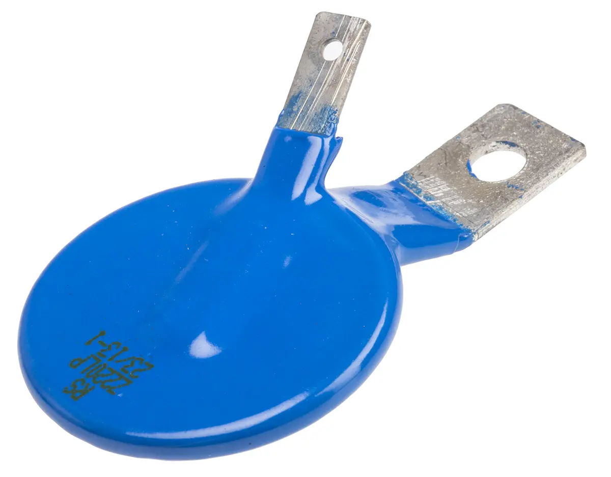Produktfoto 1 von RS PRO High Power Metalloxid-Varistor, 3.085 nF, 360 V 620 V, 12000 A max., Ø 36 mm, 4 mm