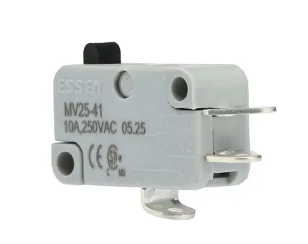 Produktfoto 1 von RS PRO Mikroschalter Stößel-Betätiger Lot, 10A IP40 100g -55 °C - 85 °C