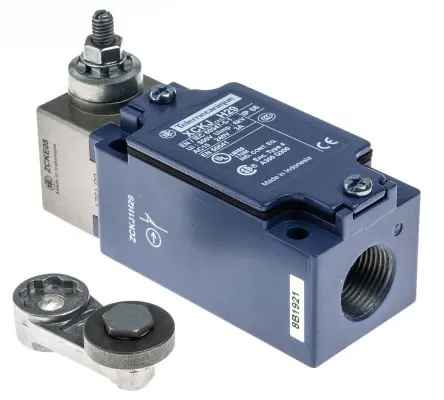 Produktfoto 1 von Telemecanique Sensors XCKJ Endschalter, Rollenhebel 1 Schließer/1 Öffner, IP66, Zinkgusslegierung 240V ac 3A