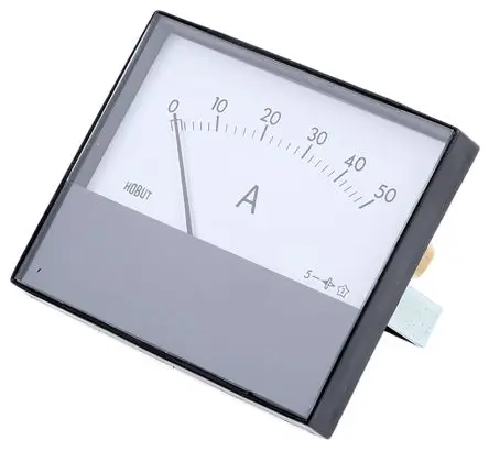 Produktfoto 1 von HOBUT R68M Amperemeter 120 A DC Drehmagnet, 62.5 mm x 63.5 mm T. 35 mm / ±8 %