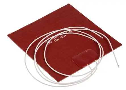 Produktfoto 1 von RS PRO Heizmatte, Vierkant, 10 W, 24V dc, 200 °C L:30 mm B:15mm, ø 75 mm