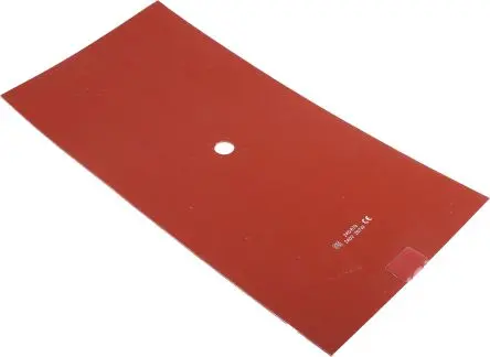Produktfoto 1 von RS PRO Heizmatte, Rechteck, 267 W, 230V ac, 200 °C L:200 mm B:400mm, ø 75 mm