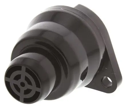 Produktfoto 1 von Moflash AE30M Summer Panel IP34 12V dc 1-Ton 75 dB @ 1m, Schwarz, Ø 40 mm DC