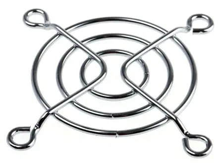 ebm-papst LZ31 Fingerschutz, Gr. 50 mm, Stahl, Schraublochabstand 42 mm 42 mm, Grau 42mm 4.8 mm