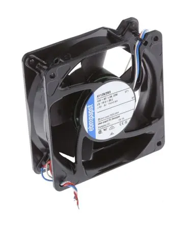Produktfoto 1 von ebm-papst 4100 NH3 - S-Force Axiallüfter, Kugel, 12V dc / 21.6 W 1.8 A, 6000 U/min, 310 m³/h 119 mm 119mm 38 mm