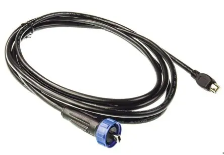 Produktfoto 1 von Bulgin Stecker 400 USB-Kabel, Micro-USB Typ B Stecker / Mini-USB Typ A, 2 m USB 2.0 Schwarz