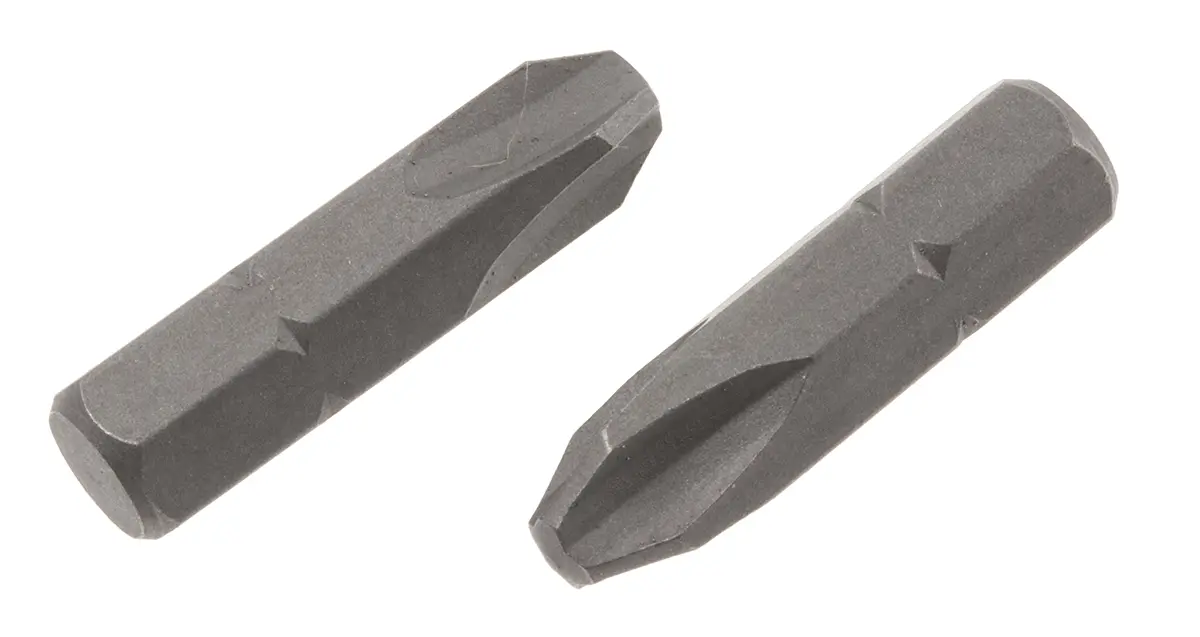 Produktfoto 1 von RS PRO PH3 PH3 Schraubbit, Phillips Chrom Vanadium Stahl, 1-teilig, 25 mm