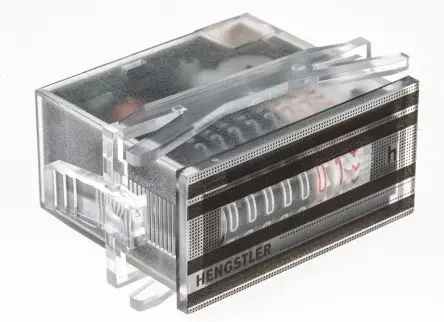 Produktfoto 1 von Hengstler 891 Stundenzähler Zähler Analog Keine Rückstellung 7-stellig 230V ac
