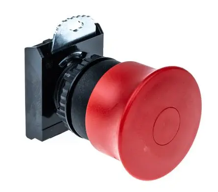 BACO BACO Drucktastenkopf Ø 22 mm, Rot Zugentriegelung Rund Rund Kunststoff, IP66