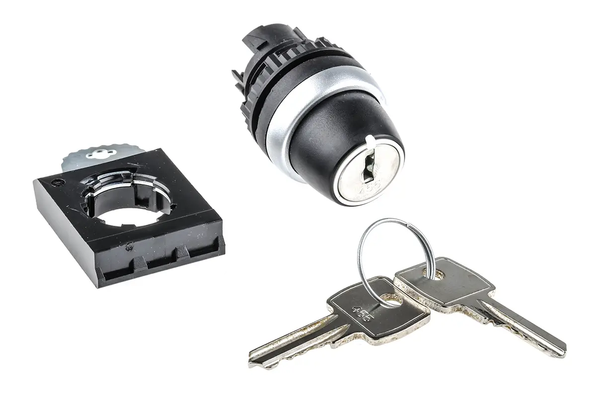 Produktfoto 1 von BACO BACO Schlüsselschalterkopf 22 mm 2 Positionen 455 Rastend IP40