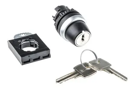 Produktfoto 1 von BACO BACO Schlüsselschalterkopf 22 mm 2 Positionen 455 Rastend IP67
