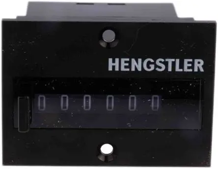 Produktfoto 1 von Hengstler 864 Zähler Aufwärts Zähler Manuell 6-stellig 24V dc, Impuls, max. 25 Hz