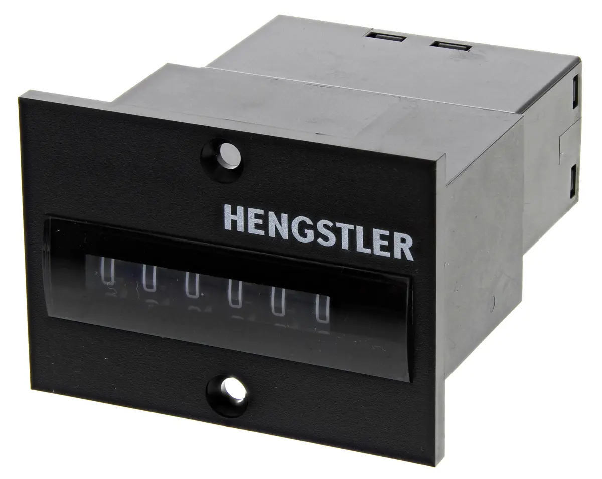 Produktfoto 1 von Hengstler 866 Aufwärts Zähler Keine Rückstellung 6-stellig Impulse max. 60Hz 24 Vdc