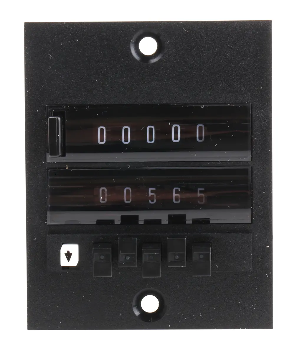 Produktfoto 1 von Hengstler 886 Batch, Aufwärts Zähler Elektrisch, Manuell 5-stellig Impulse max. 10Hz 230 Vac