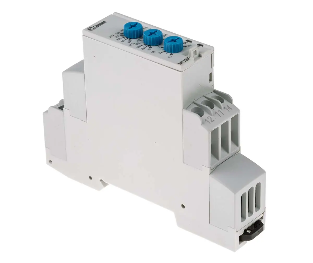 Produktfoto 1 von Crouzet MUSF Überwachungsrelais 65 → 260V ac/dc 1-phasig, 1-poliger Wechsler Überspannung, Unterspannung