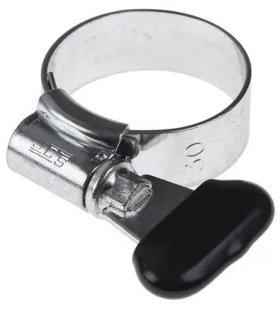 Produktfoto 1 von HI-GRIP Stahl Schlauchschelle Schneckengewinde, mit Flügelschraube 30 mm