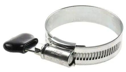 Produktfoto 1 von HI-GRIP Stahl Schlauchschelle Schneckengewinde, mit Flügelschraube 45 mm