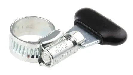 Produktfoto 1 von HI-GRIP Stahl Schlauchschelle Schneckengewinde, mit Flügelschraube 16 mm