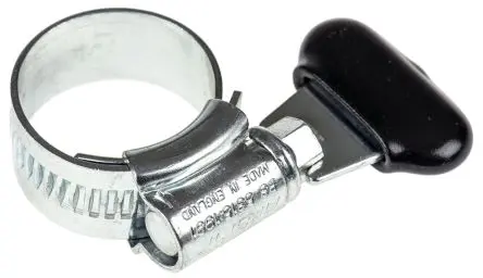 Produktfoto 1 von HI-GRIP Stahl Schlauchschelle Schneckengewinde, mit Flügelschraube 22 mm