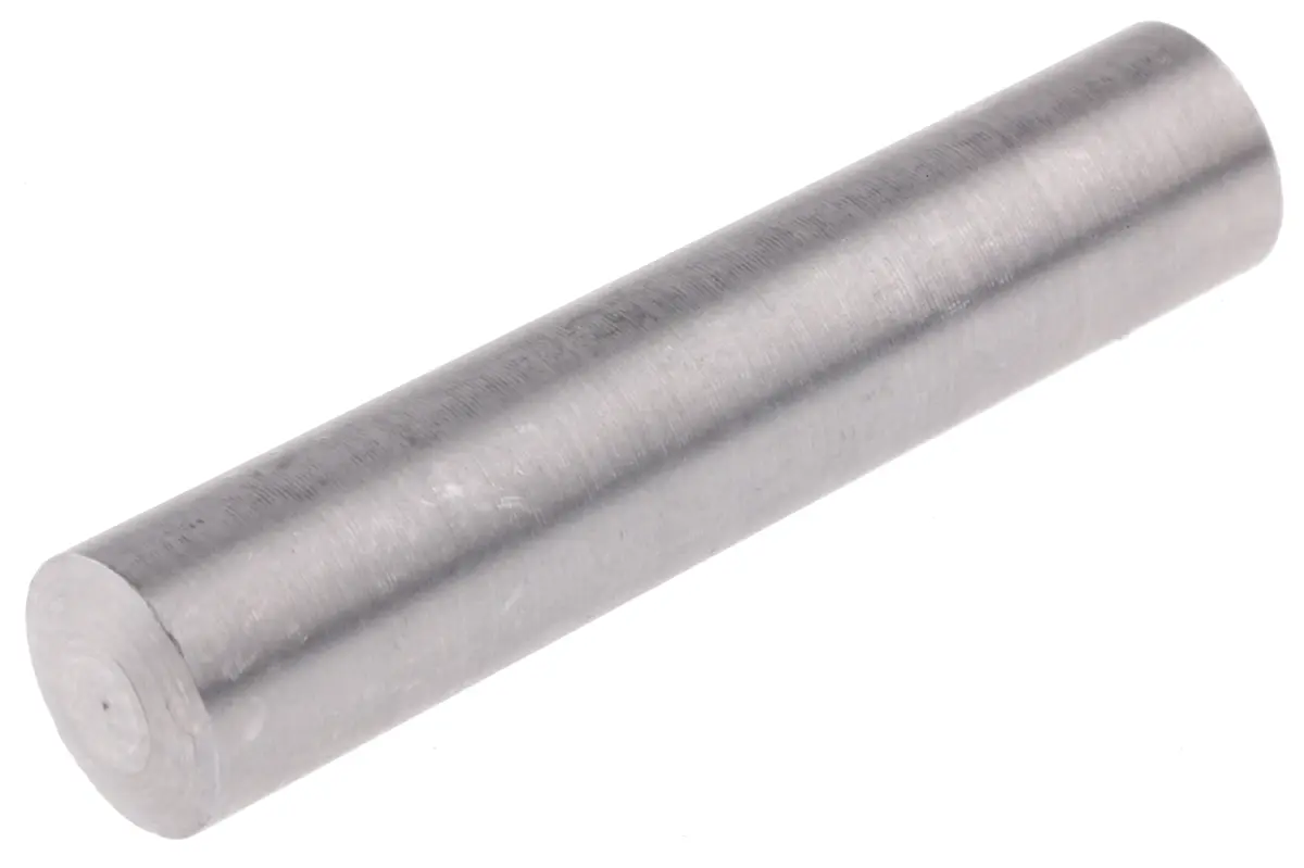 Produktfoto 1 von RS PRO Zylinderstift Passfeder, Typ Konus, L. 40 mm Stahl glatt
