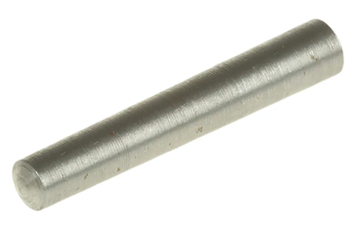 Produktfoto 1 von RS PRO Zylinderstift Passfeder, Typ Konus, L. 40 mm Stahl glatt