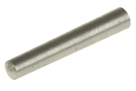 Produktfoto 1 von RS PRO Zylinderstift Passfeder, Typ Konus, L. 40 mm Stahl glatt